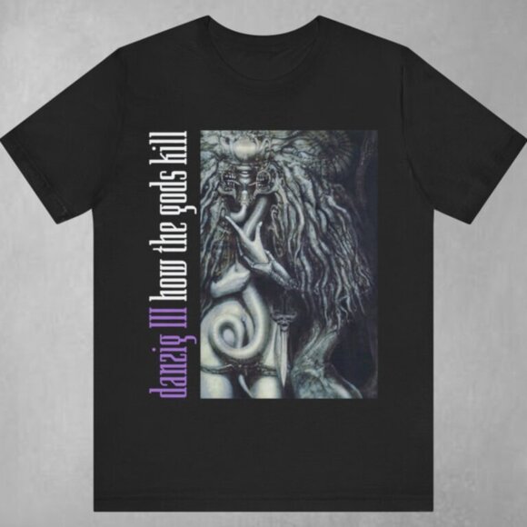 Samantha S Other - Danzig III How The Gods Kill Rock Band Music Tour Graphic Fan T-Shirt 90